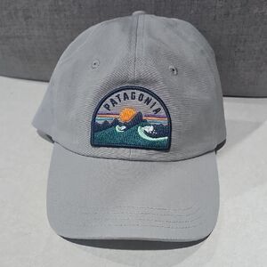 Nwot Patagonia Light Gray Logo Patch Baseball Cap